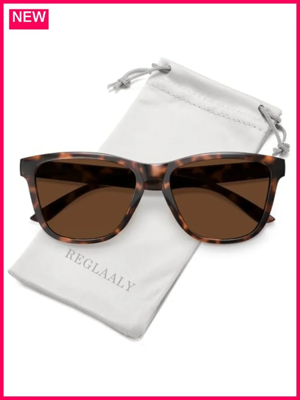 Polarized Retro Square Sunglasses for Women Men UV Protection Shades